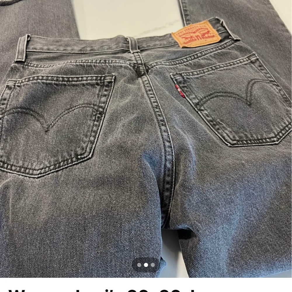 Levi's Men's Charcoal Straight Jeans